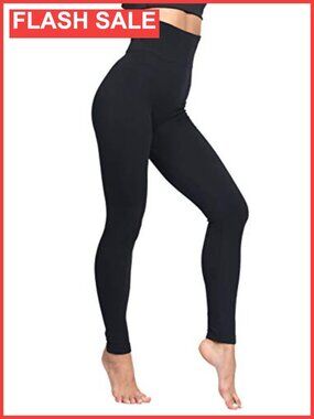 Fleece Lined Thermal High Waisted Leggings Tummy Control Warm Winter Pants